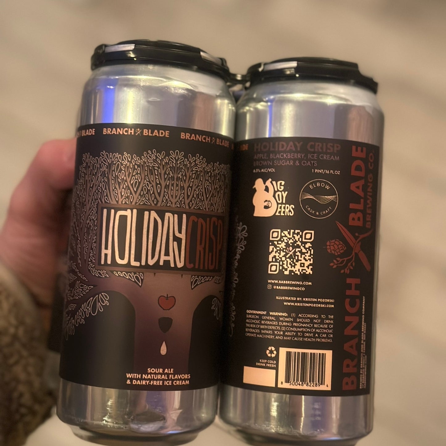 Elbow x Branch & Blade - Holiday Crisp (9th Anniversary US Sour Collab) - 6.5%