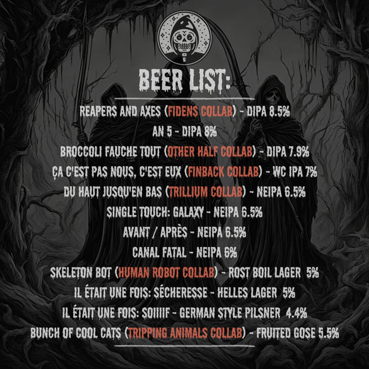 MESSOREM 5th ANNIVERSARY TAP LIST: